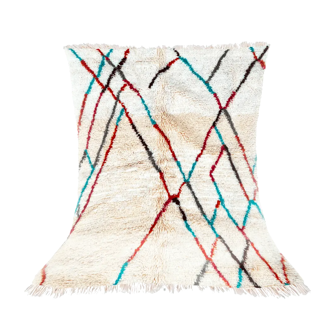 minimal colored moroccan berber rug 7